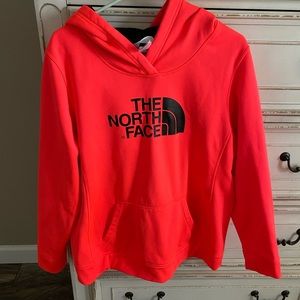 Bright Coral North Face Hoodie